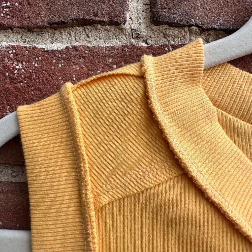 Free People We The Free Kate Ribbed Stretch Tank Top paradise yellow Womens S NE - Picture 5 of 5